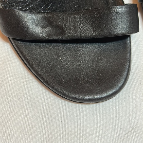 Gucci women’s black horsebit ankle strap high heel sandal gold hardware size 36 - Picture 7 of 15